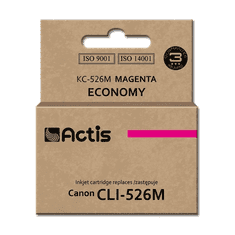 Actis (Canon CLI-526M) Tintapatron Magenta (KC-526M)