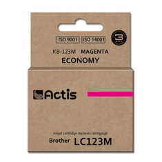 Actis (Brother LC123M/LC121M) Tintapatron Magenta (KB-123M)