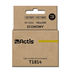 Actis ( Epson T1814) Tintapatron Sárga (KE-1814)