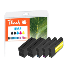 Peach PI300-999 tintapatron 5 dB Kompatibilis Standard teljesítmény Fekete, Cián, Magenta, Sárga (PI300-999)