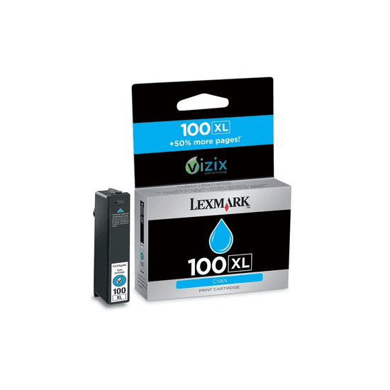 Lexmark 100XL tintapatron 1 dB Eredeti Nagy (XL) kapacitású Cián