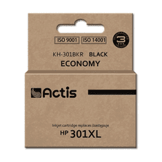 Actis (HP 301XL CH563EE) Tintapatron Fekete (KH-301BKR)