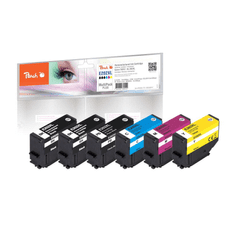 Peach PI200-774 tintapatron 6 dB Kompatibilis Nagy (XL) kapacitású Fekete, Cián, Magenta, Fotó fekete, Sárga (PI200-774)