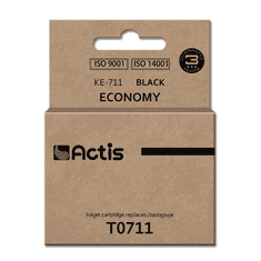 Actis (Epson T0711, T0891, T1001) Tintapatron Fekete (KE-711)