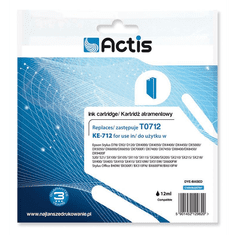 Actis (Epson T0712, T0892, T1002) Tintapatron Kék (KE-712)