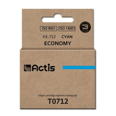 Actis (Epson T0712, T0892, T1002) Tintapatron Kék (KE-712)