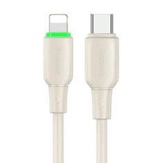 Mcdodo USB-C - Lightning kábel 1.2m bézs (CA-4760) (CA-4760)