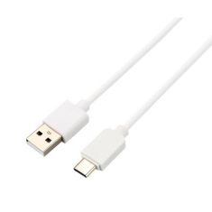 CB103W PURE USB A - Type C kábel 2.1A fehér 1m (5999574480002) (5999574480002)