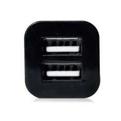 LogiLink 2xUSB-A autós töltő + csúszásgátló tartó fekete (PA0118) (PA0118)
