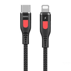 REMAX Lesu Pro USB-C - Lightning kábel 20W 1m fekete (RC-188i) (RC-188i)