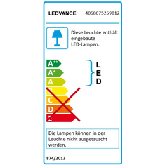 LEDVANCE Orbis 21W/2700-6000K/1400lm/IP20/410mm kapcsolóval szabályozható mennyezeti LED lámpa (4058075259812) (l4058075259812)