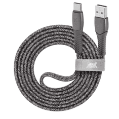 RivaCase Egmont PS6102 GR12 USB Type-C - USB kábel 1.2m szürke (4260403575956) (4260403575956)