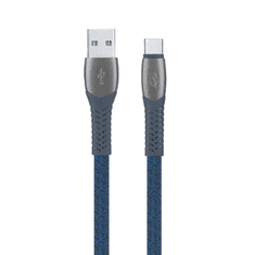 RivaCase Egmont PS6102 BL12 USB Type-C - USB kábel 1.2m kék (4260403575963) (4260403575963)