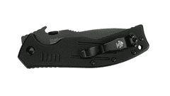 Kershaw 6044TBLK EMERSON CQC-8K taktikai zsebkés 8,9 cm, teljesen fekete, G10