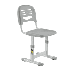 Maclean Ergo Office ER-418 Ergonomikus gyerekasztal székkel - Fehér/Szürke (ER-418)