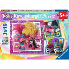 Ravensburger Trolls 3 3 az 1-ben puzzle (05713)