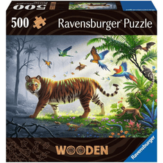 Ravensburger Tigris a dzsungelben - 505 darabos fa puzzle (17514)