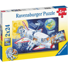 Ravensburger Utazás az űrben - 2x24 darabos puzzle (05665)