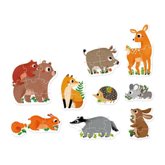 CzuCzu Állatok az erdőben - 33 darabos maxi puzzle (1835)