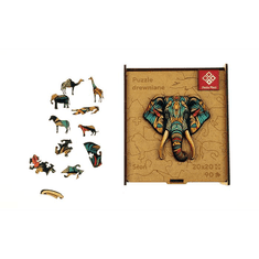 PANTA PLAST Elefánt - 90 darabos puzzle (0422-0004-01)