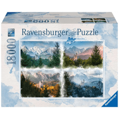 Ravensburger Mesebeli kastély 4 évszakban - 18000 darabos puzzle (16137)