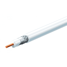 Somogyi RG 6U/WH Koax kábel 75ohm 100m - Fehér (Az ár folyóméterre vonatkozik) (RG 6U/WH)
