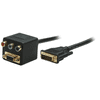 Manhattan 307871 video átalakító kábel 0,3 M DVI-I VGA (D-Sub) Fekete (307871)