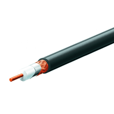 Somogyi RG6-32/BK Koax kábel 75 ohm 100 m - Fekete (Az ár folyóméterre vonatkozik) (RG 6-32/BK)