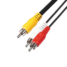 Somogyi RCA kábel 3m (3xRCA apa - 3xRCA apa) (A 4-3)