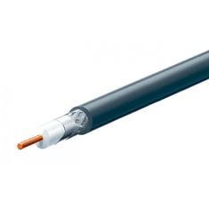 Somogyi RG 6U/BK Koax kábel 75ohm 100m - Fekete (Az ár folyóméterre vonatkozik) (RG 6U/BK)