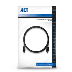 ACT AC3690 audio kábel 1,2 M TOSLINK Fekete (AC3690)