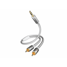 Inakustik Premium Jack - RCA kábel 1.5m (3.5mm Jack apa - 2xRCA apa) (004100015)