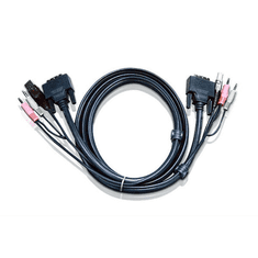 Aten 2L-7D03UI KVM kábel Fekete 3 M (2L-7D03UI)