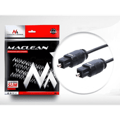 Maclean MCTV-750 Toslink slim optikai kábel 0.5m (Toslink apa - Toslink apa) (MCTV-750)