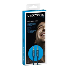 ClickTronic Jack - Jack kábel 1m (3.5mm Jack apa - 3.5mm Jack apa) (70476)