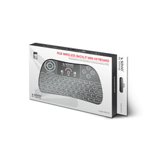 SAVIO KW-03 Wireless Billentyűzet + TouchPad ENG - Fekete (KW-03)