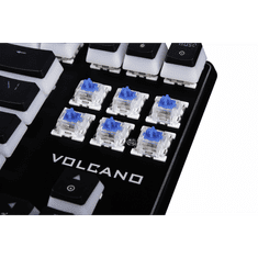 Modecom Volcano Lanparty Pudding RGB (Blue Switch) Gaming Billentyűzet Fekete - Angol (US) (K-MC-LANPARTY-U-RGB-BLUE-PUDD)