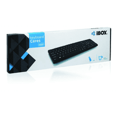 iBOX I-BOX CERES USB Billentyűzet ENG - Fekete (IKCHK501)