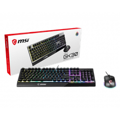 MSI Vigor GK30 Combo USB Mechanikus Gaming Billentyűzet + Egér ENG - Fekete (S11-04US602-CLA)
