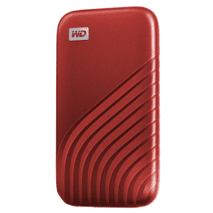 2TB My Passport USB 3.2 Gen 1 Külső SSD - Piros (WDBAGF0020BRD-WESN)