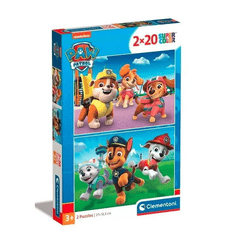 Clementoni Supercolor Mancs őrjárat - 2x20 darabos puzzle (24800)