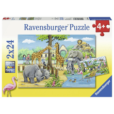 Ravensburger Üdvözöljük az állatkertben 2 az 1-ben puzzle (7806)