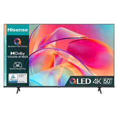 Hisense 50E77KQ televízió 127 cm (50") 4K Ultra HD Smart TV Fekete 250 cd/m² (50E77KQ)