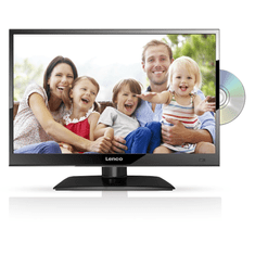 LENCO 16" DVL-1662 HD Ready kompakt LED TV DVD-lejátszóval (DVL1662)