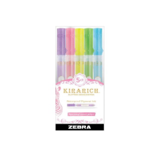Kirarirch 3.5mm Szövegkiemelő készlet - Vegyes színek (5 db / csomag) (51210)