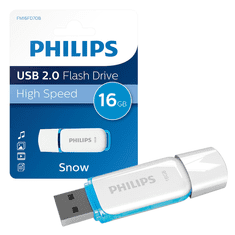 PHILIPS FM16FD70B USB flash meghajtó 16 GB USB A típus 2.0 Kék, Fehér (PH667933)