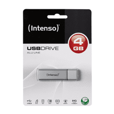 Intenso 4GB ALU-Line USB2.0 pendrive - Ezüst (3521452)