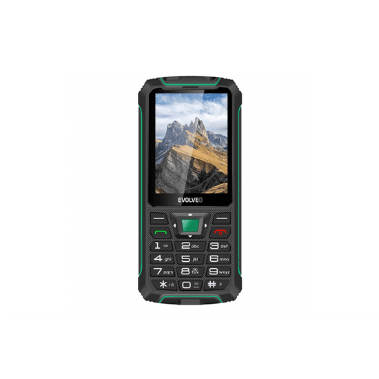 Evolveo StrongPhone W4 Dual SIM Mobiltelefon - Fekete/Zöld
