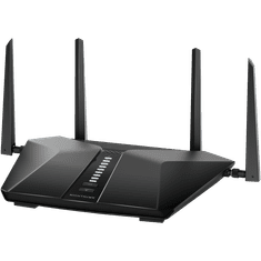 Netgear Nighthawk AX5400 vezetéknélküli router Gigabit Ethernet Kétsávos (2,4 GHz / 5 GHz) Fekete (RAX50-100EUS)