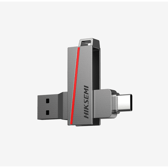 Hikvision Hiksemi E307C U3 USB-A 3.2/Type-C 16GB Pendrive - Szürke (HS-USB-E307C 16G U3)